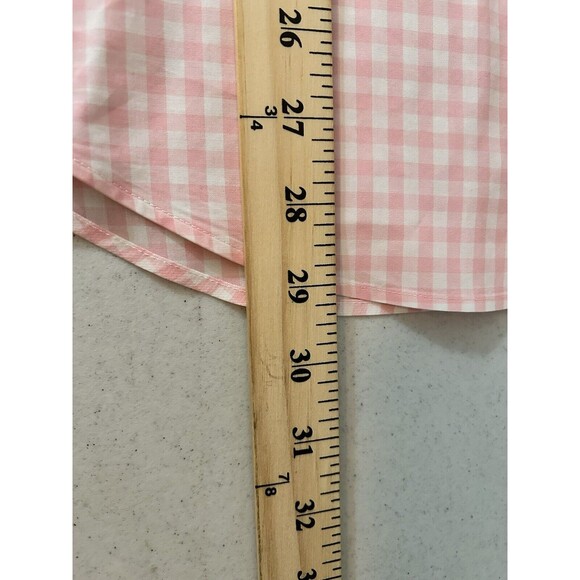 Vineyard Vines Classic Fit Tucker Shirt Mens Small Pink Gingham Long Sleeve - Picture 7 of 7